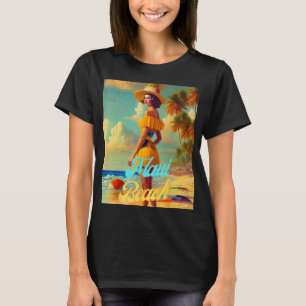 Camiseta Maui Beach Hawaii Parasdise Mujer Hermosa