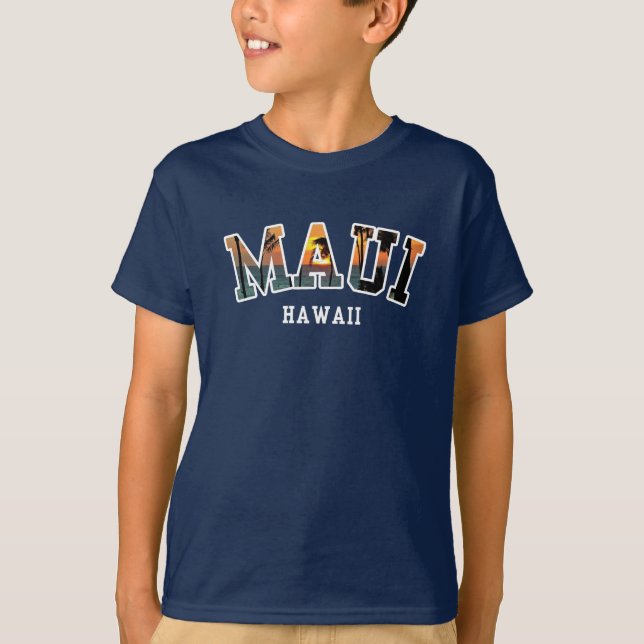 CAMISETA MAUI HAWAI  (Anverso)