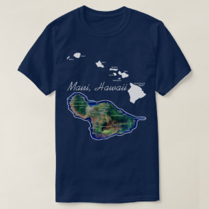 Camiseta Maui Hawái con Islas Hawaianas