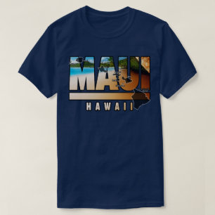 Camiseta Maui Hawái con islas hawaianas