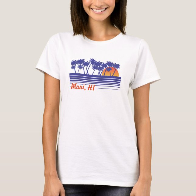Camiseta Maui Hawaii (Anverso)