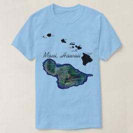 Camiseta Maui Hawaii Con Islas Hawaianas