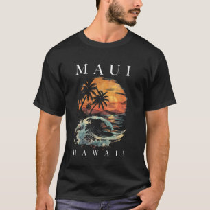 Camiseta Maui Hawaii Surf Beach Hawaii Surfing Souvenir S