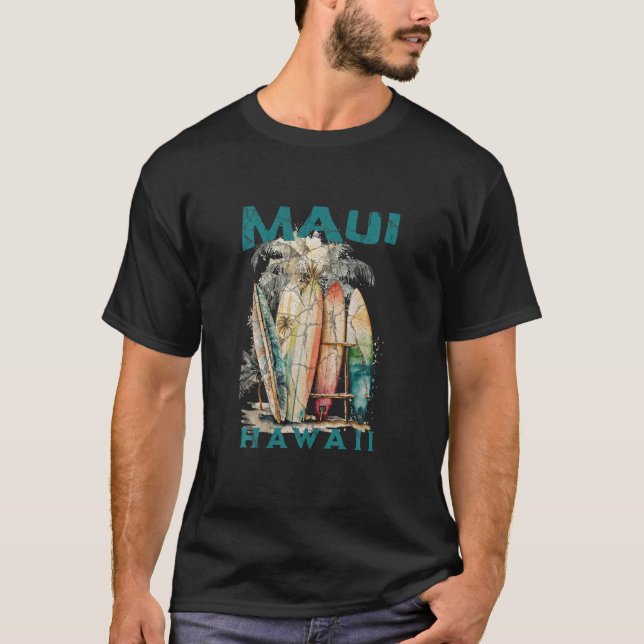 Camiseta Maui Hawaii T Shirt (Anverso)