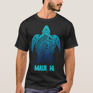 Camiseta Maui Hawaii Tribal Sea Turtle Hawaii Surfer Scub