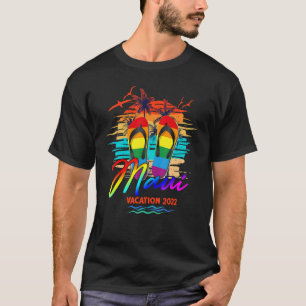 Camiseta Maui Hawaii Vacaciones Hawaii 2022 Flip Flop Lgbt