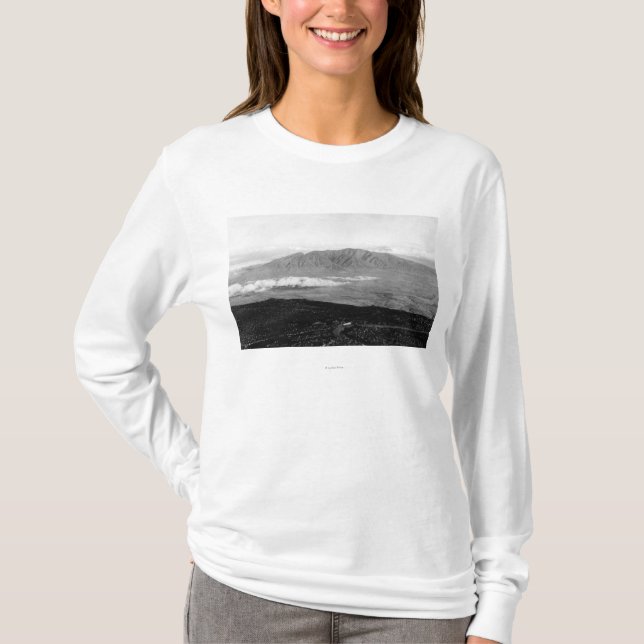 Camiseta Maui, Hawaii - visión desde arriba de Haleakala (Anverso)
