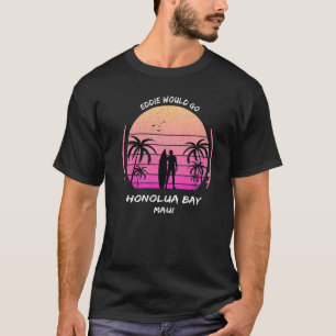Camiseta Maui Honolua Bay Waves Surfing Palms Ocean Aloha H