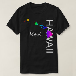 CAMISETA MAUI - ISLAS HAWAII NEON RAINBOW