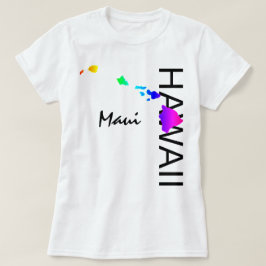 CAMISETA MAUI - ISLAS HAWAII NEON RAINBOW