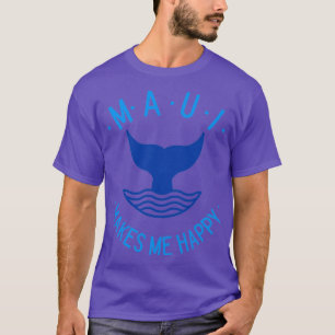 CAMISETA MAUI ME HACE FELIZ LA BALLENA