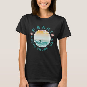 Camiseta Maui Peahi Surfing Hawaiano Retro