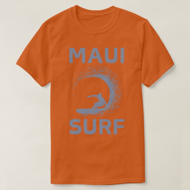 Camiseta Maui Surf Blue Hawaii TShirt (Diseño del anverso)
