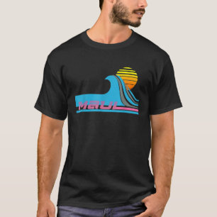 Camiseta Maui T Shirt Retro Tee estilo Surf de los años 80