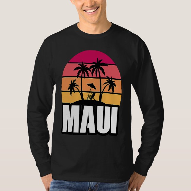 Camiseta Maui Vacation Beach Souvenir (Anverso)