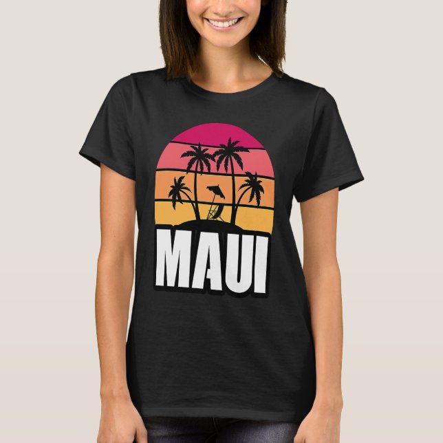 Camiseta Maui Vacation Beach Souvenir (Anverso)