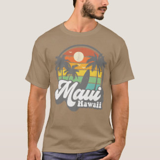 Camiseta Maui vintage Hawái playa hawaiana surf 70
