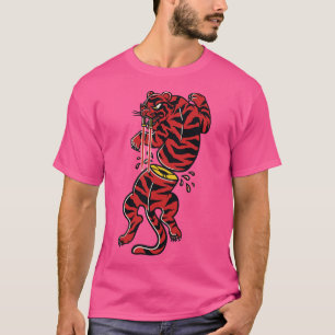 Camiseta Maul Red Toother Saber Tradicional Tattoo Style by