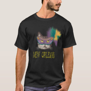 Camiseta Maúlla el gato del carnaval de Orleans