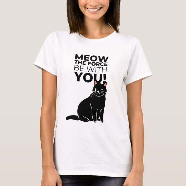 Camiseta Maullar la fuerza  (Anverso)
