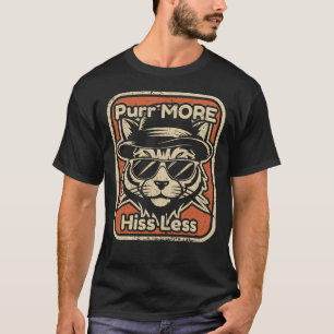 Camiseta Maullar Más Sise Menos Vintage Retro