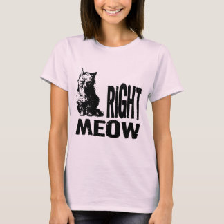Camiseta ¡MAULLIDO correcto! Gatito malvado divertido