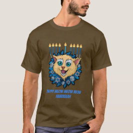 Camiseta Maullido feliz Jánuca