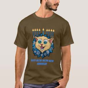 Camiseta Maullido feliz Jánuca