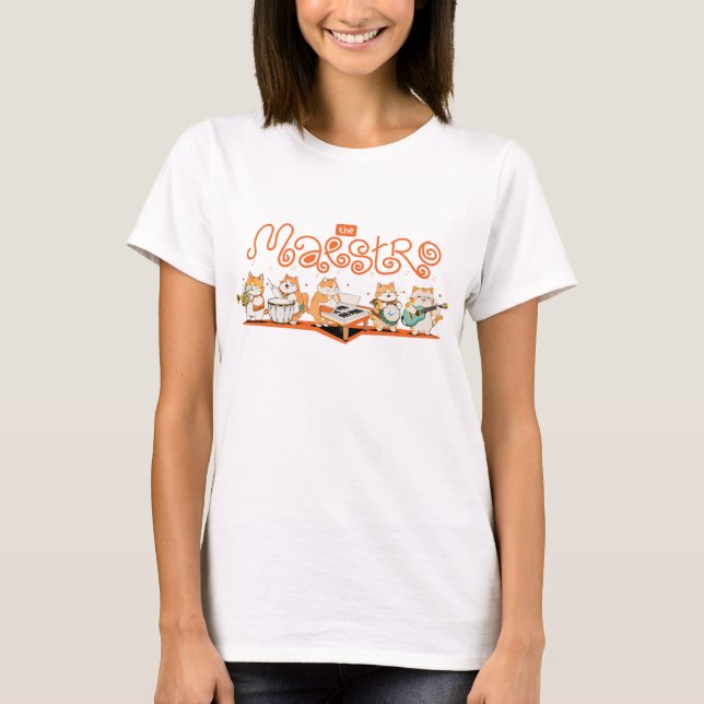 Camiseta Maullidos El Maestro (Anverso)