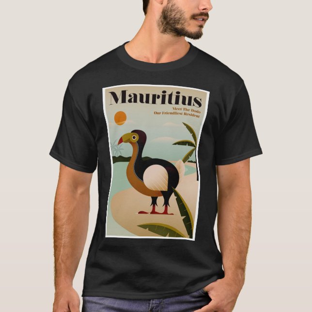 Camiseta MAURITIUS; Impresiones De Viajes Y Turismo De Vint (Anverso)