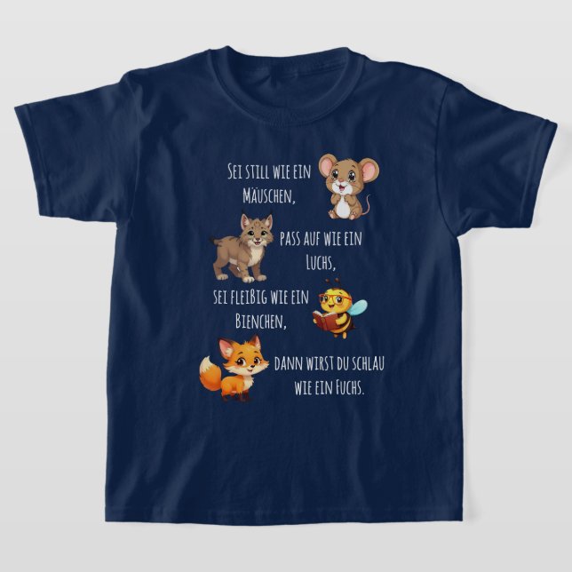 Camiseta Mäuschen - Luchs - Biene - Fuchs 1 | Schulanfang (Distribución)