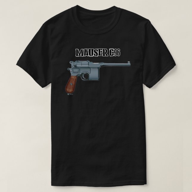 Camiseta mauser c96 Classic T-Shirt.png (Diseño del anverso)