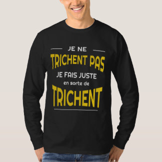 Camiseta Mauvais joueur tricheur humor