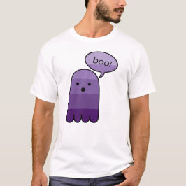 Camiseta Mauve Purple Boo Ghost Halloween