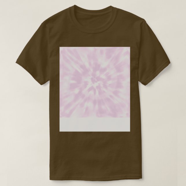 Camiseta Mauve Tie Dye Pastel Pinky Púrpura Tye (Diseño del anverso)