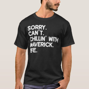 Camiseta Maverick Nombre de pila Divertido Personalizado Am