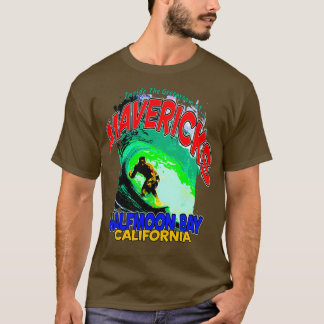 Camiseta Mavericks Extreme Surf Half Moon Bay