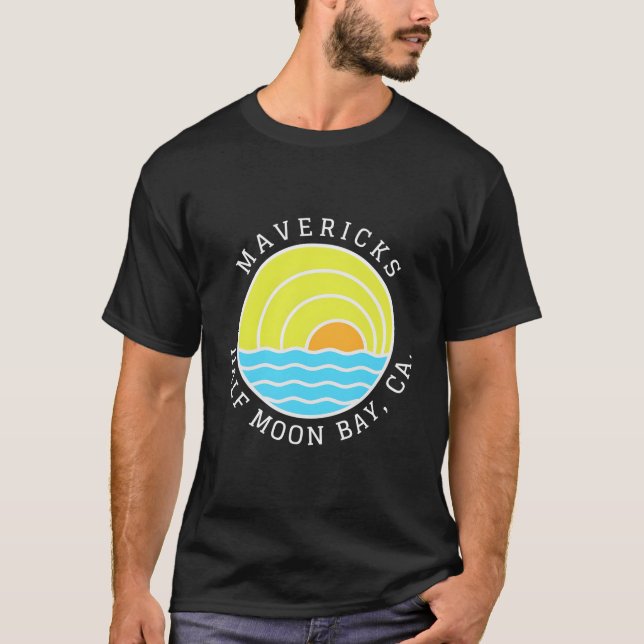 Camiseta Mavericks Half Moon Bay Graphic Sunrise (Anverso)