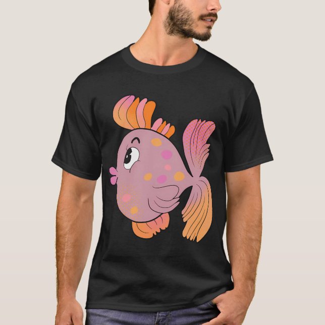 Camiseta Mavis el pez tropical (Anverso)