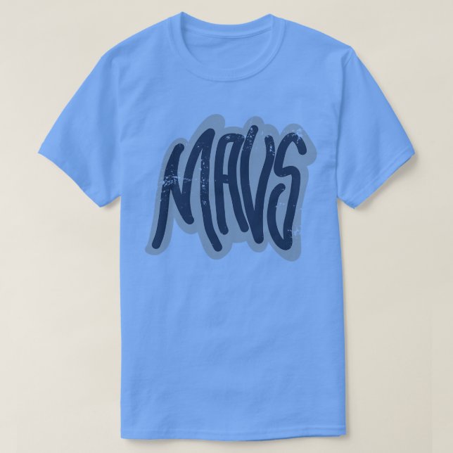 Camiseta Mavs estilo vintage TShirt (Diseño del anverso)