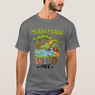 Camiseta Mawmaw De La Anima De Woodland De Un Zoológico
