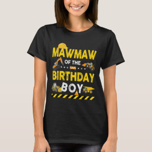 Camiseta Mawmaw Del Niño De Cumpleaños Trabajador De La Con
