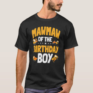 Camiseta Mawmaw Del Trabajador De Construcción Del Niño De 