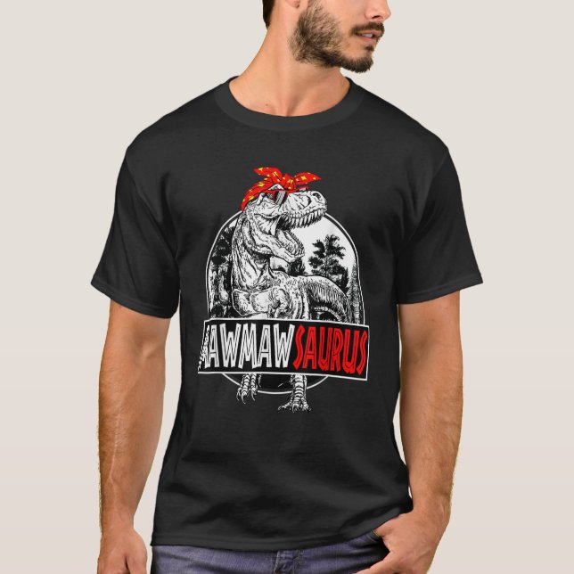 Camiseta Mawmawsaurus T rex Dinosaur Funny Mawmaw Saurus Fa (Anverso)