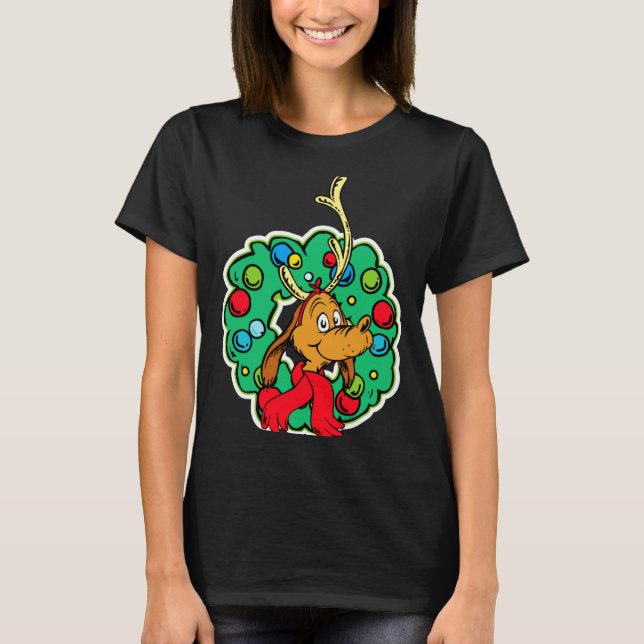 Camiseta Max Christmas Wreath  (Anverso)