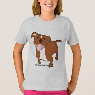 Camiseta Max el perro refugio grande y feliz