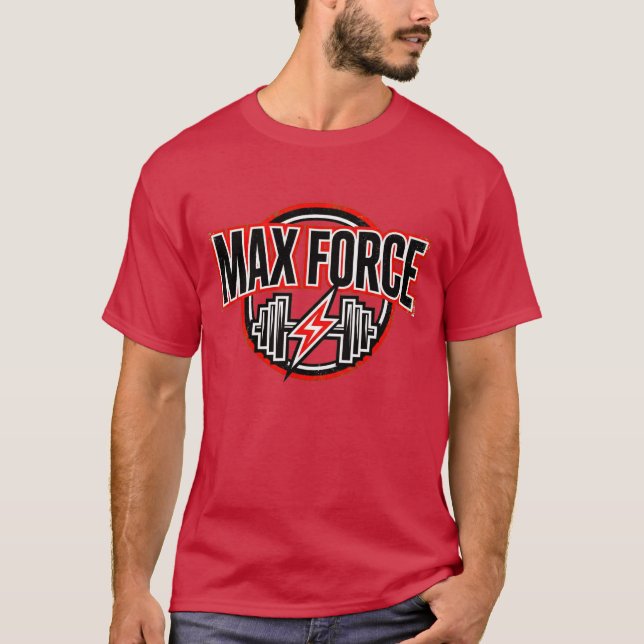 Camiseta Max Force Gym Logo Tee (Anverso)