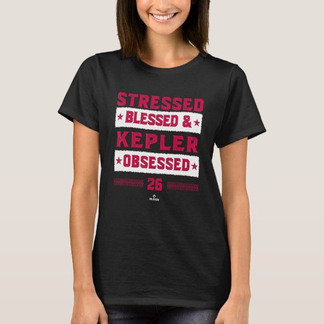 Camiseta Max Kepler Obsessed Minnesota Baseball Player Mlbp (Anverso)