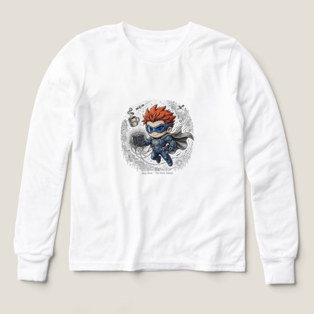Camiseta Max Root El Administrador Root (Diseño frontal)