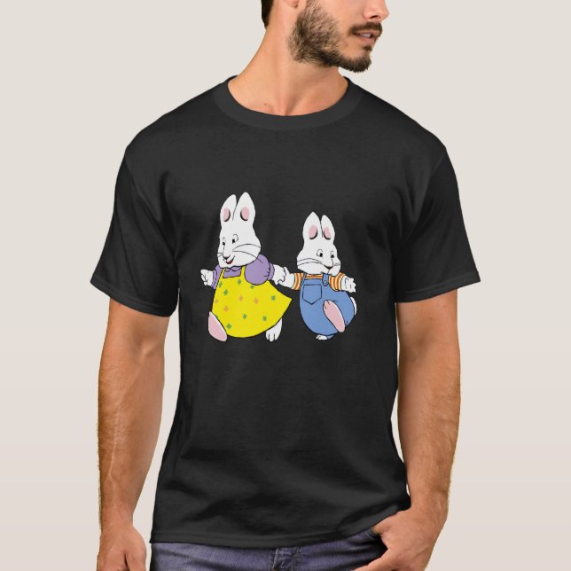 Camiseta Max y decoraciones de cumpleaños Ruby Bunny (Anverso)